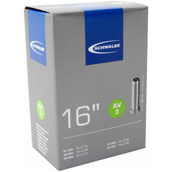 Schwalbe BIB 16X175-250 SC AV (40) AV3 Zwart