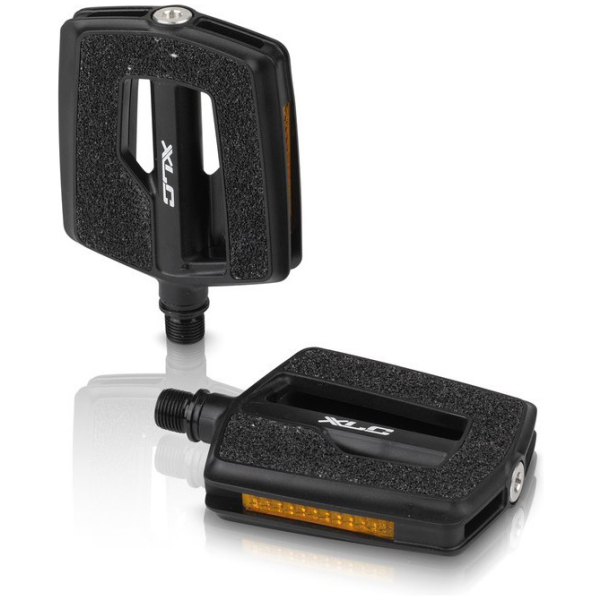 Xlc PEDAAL COMFORT GRIP PVC ZW STEL PDC10 Zwart