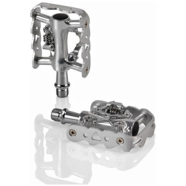 Xlc PEDAAL ATB SH SPD ENKEL ALM ZI PD-S20 STEL Zilver