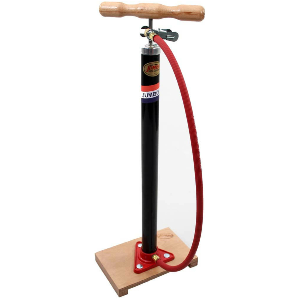 Jumbo POMP VOET M/PLANK+SLANG ZWART