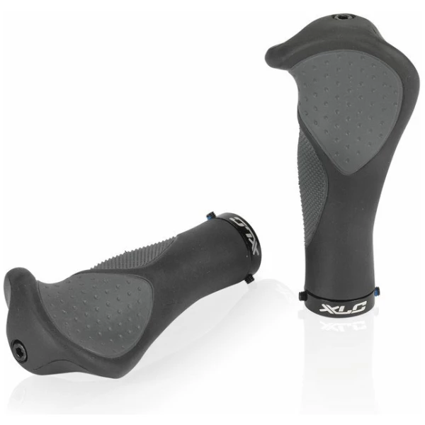 Xlc HANDVAT ERGO 135MM CF ZW/GRY STEL GRS22 Zwart/Grijs
