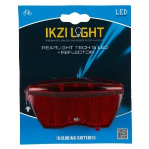 Ikzi Achterlicht 5 led kaart drager