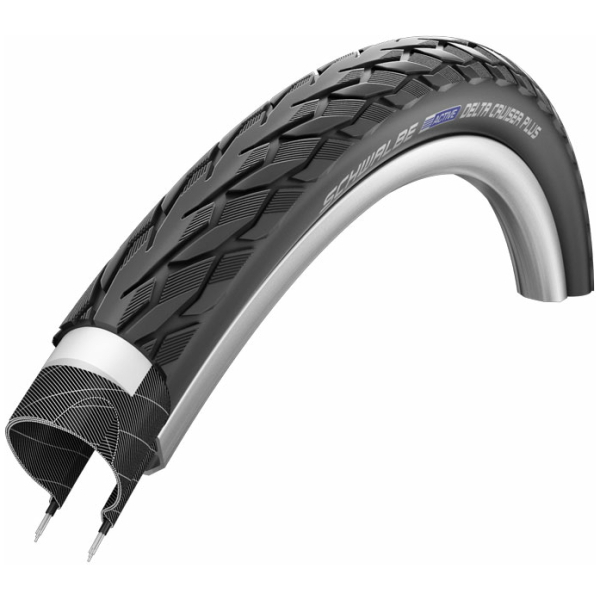 Schwalbe BUB 24X13/8 SC R DELTA CRUISER PLUS PG ZW Zwart