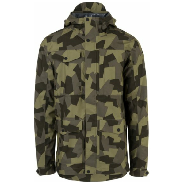 Agu urban outdoor pocket 2.5l jacket men camo prin Groen