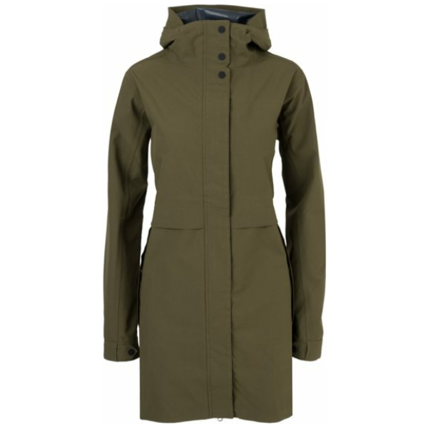 Agu urban outdoor parka 2,5l jacket women army gre Groen