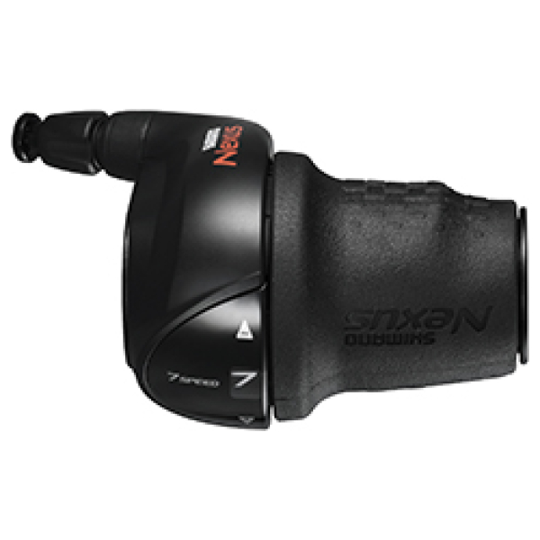 Shimano GRIP SHIFT SH NEXUS C3000 NX10 7V KPL Z/GREEP ZW Zwart