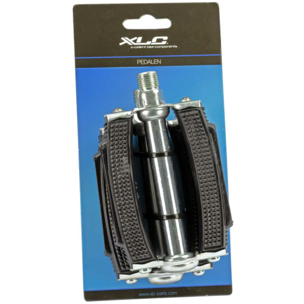 Xlc PEDAAL CLASSIC STEL Zwart/Zilver
