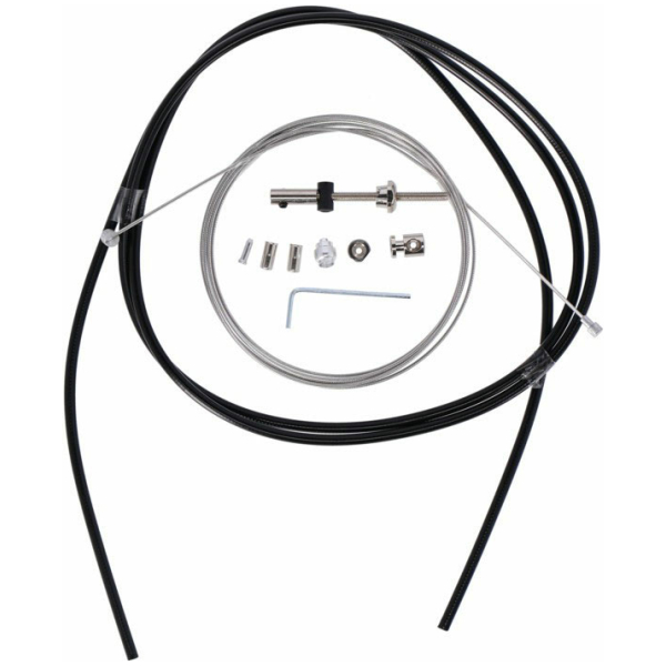 Xlc KABEL REM TROM UNIV V/A KPL 2.35 RVS ZW BRX99 Zwart