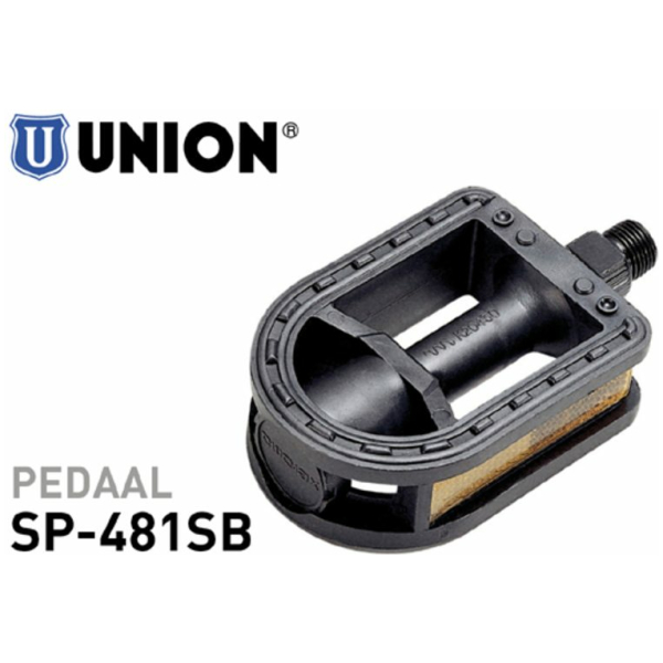 Union PEDAAL SP481B PVC KIND 1/2 KRT STEL Zwart