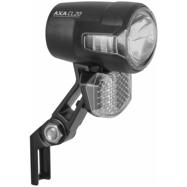 Axa KOPLAMP COMPACTLINE 20 SWITCH 6V ZW Zwart