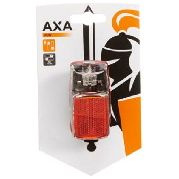 Axa ACHTERLICHT RUN LED BATT Zwart