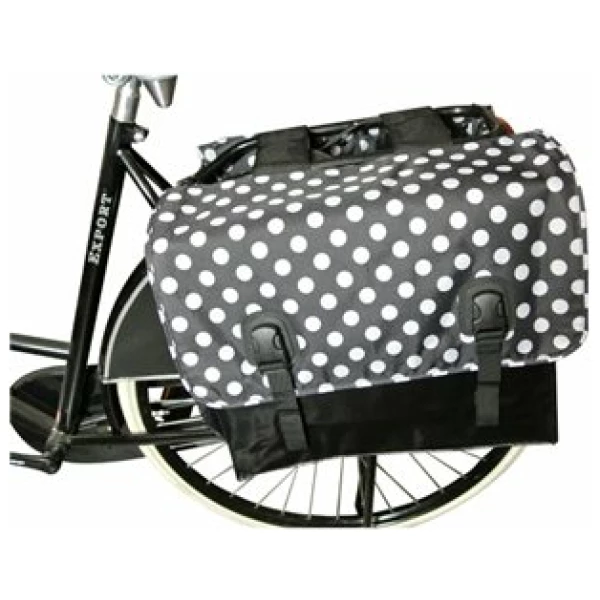 Beck Classic White Small Dots 45 liter Zwart - Afbeelding 3