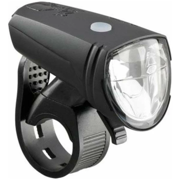 Axa KOPLAMP GREENLINE 15 USB ZW Zwart