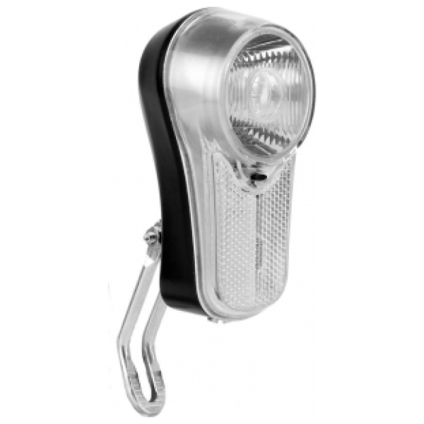 Axa KOPLAMP CITY BATT KB ZW Zwart
