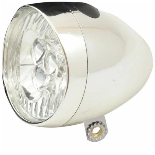 Ikzi Koplamp led retro Chroom