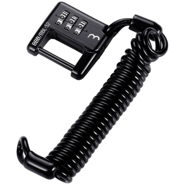 BBB BBL-52 Fietsslot MiniSafe Caboil Cle 3mmx120cm Zwart