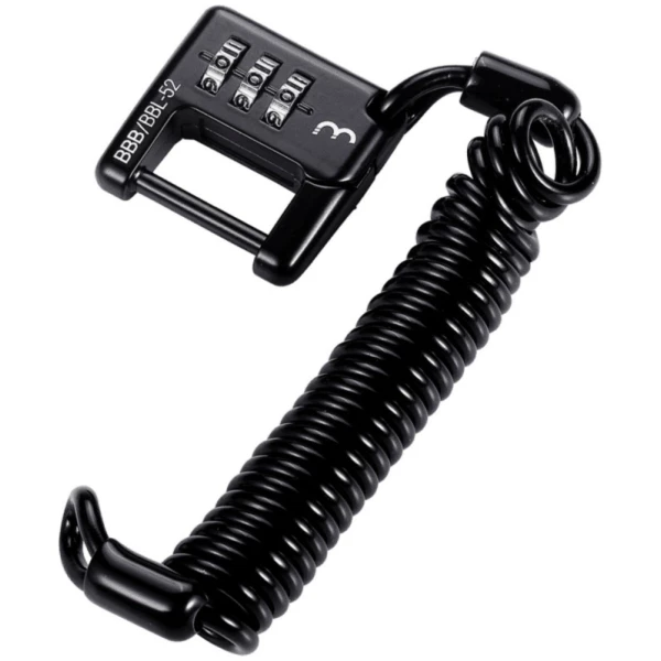 BBB BBL-52 Fietsslot MiniSafe Caboil Cle 3mmx120cm Zwart