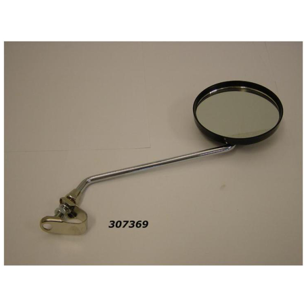 Merkloos SPIEGEL FIETS M/STROP LANG ZW DS A 2 Zwart/Chroom