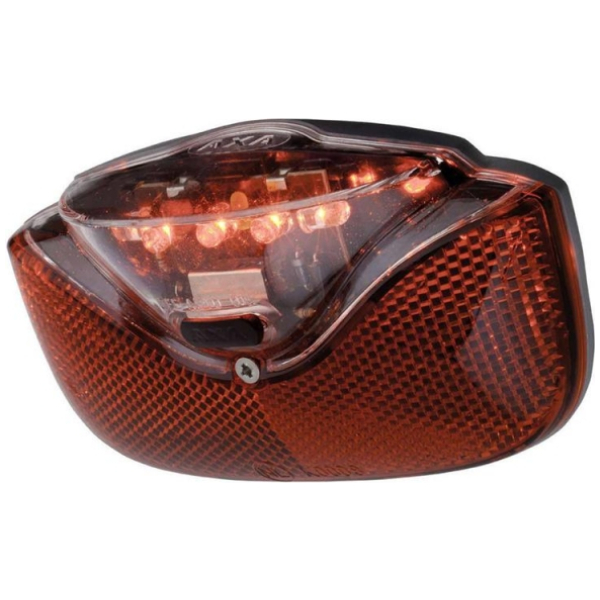 Axa ACHTERLICHT OMEGA PRO LED BATT STL AUT KRT Zwart