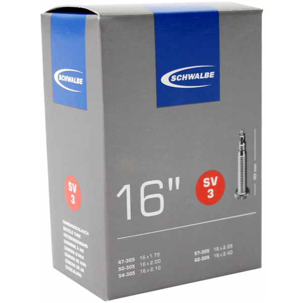 Schwalbe BIB 16X175-250 SC SV (40) SV3 Zwart