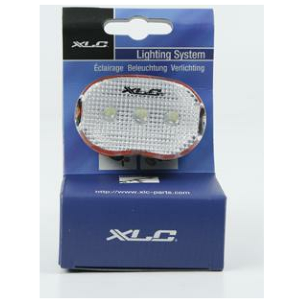 Xlc KOPLAMP 4019 3 LED BATT STUUR Zwart