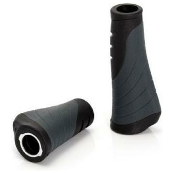 Xlc HANDVAT ERGO 135/92MM CF ZW/GRY STEL Zwart/Grijs