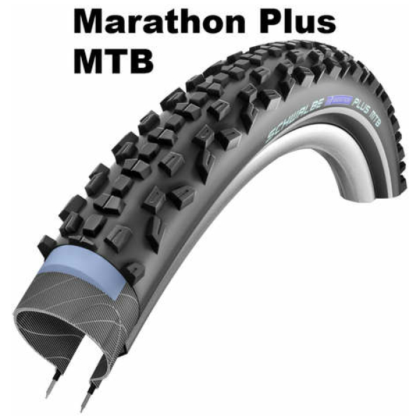 Schwalbe BUB 29X210 SC R MARATHON PLUS MTB SG ZW Zwart