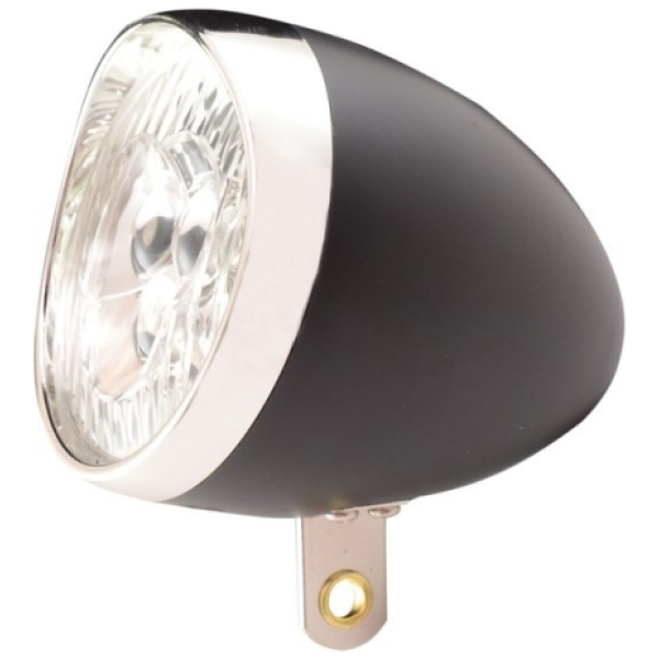 Ikzi Koplamp led retro Zwart