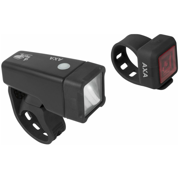 Axa LAMPSET NITELINE T1 BATT LED ZW Zwart