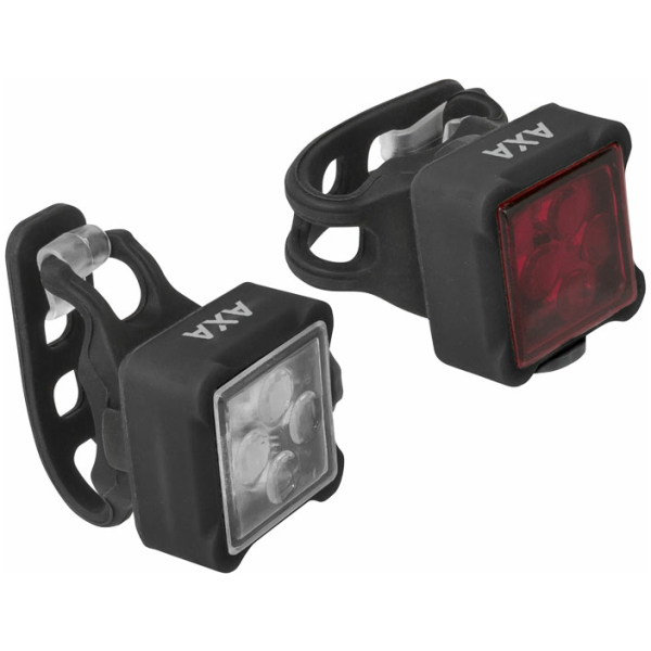 Axa LAMPSET NITELINE 44 BATT LED ZW Zwart