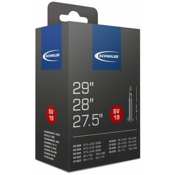 Schwalbe BIB 28X11/2-150-250 SC SV (40) SV19 Zwart