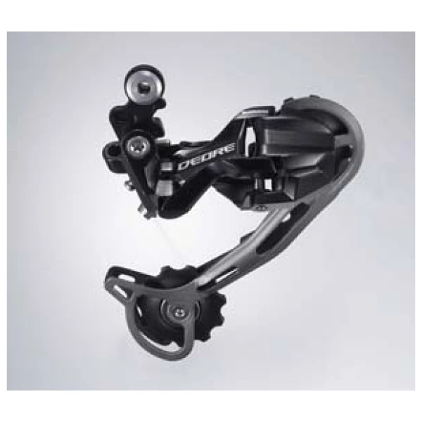 Shimano Achterderailleur Deore M592 9-Sp SGS Top-Normal Shadow Zwart