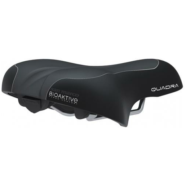 Selle San Marco ZADEL SM QUADRA ADV ZW/DGRY ZWART / DONKER