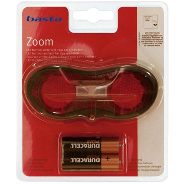 Basta ACHTERLICHT ZOOM LED BATT 80MM