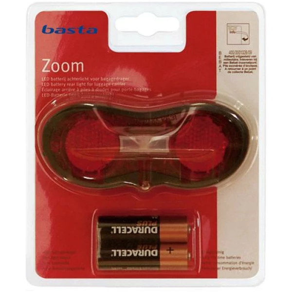 Basta ACHTERLICHT ZOOM LED BATT 80MM
