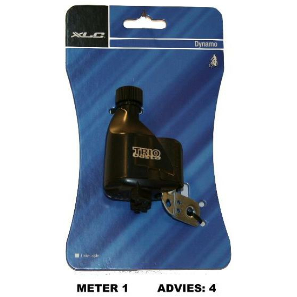 Xlc DYNAMO AXA L TRIO PVC ZWART