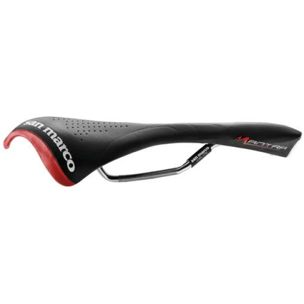Selle San Marco ZADEL SM 2011 MANTRA RACING ZW/RO ZWART/ROOD