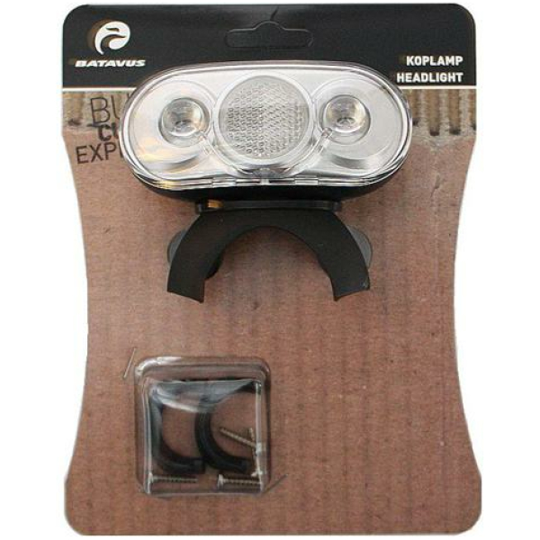 Batavus BAT KOPLAMP BUB BASTA SCOPE LED BATT STUUR KRT ZWART