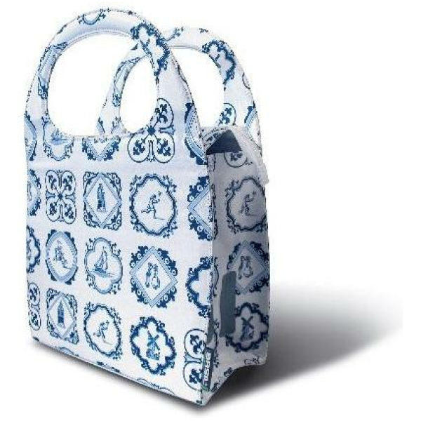 Basil TAS SHOPPER MIRTE DELFTS BL DELFS BLAUW