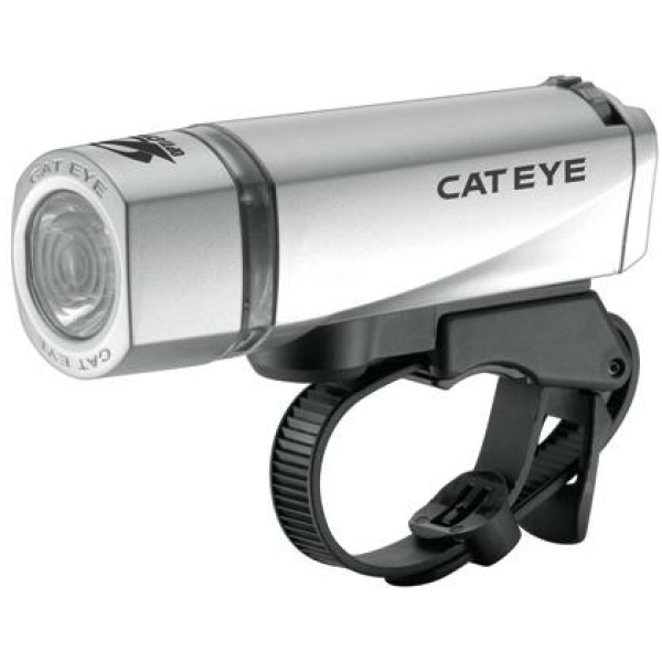 Cateye KOPLAMP EL450 LED BATT STUUR ZI ZILVER