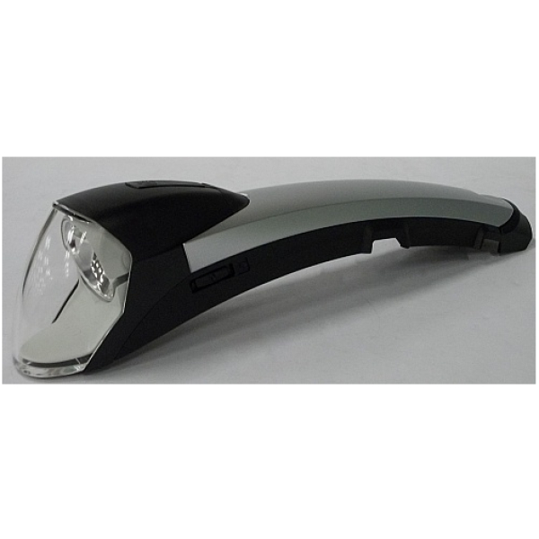 Gazelle GAZ KOPLAMP FENDER VISION SPATB BATT ZI/GRY Zilver/Grijs
