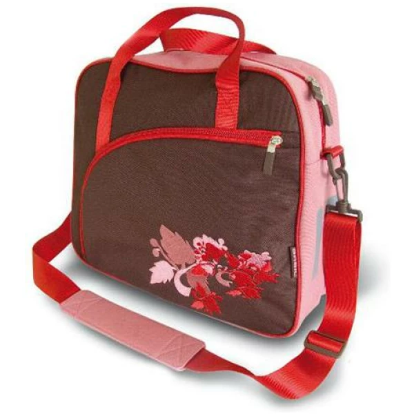 Basil TAS SCHOUDER 14L PRIMA VISTA BRUIN/ROOD BRUIN ROOD