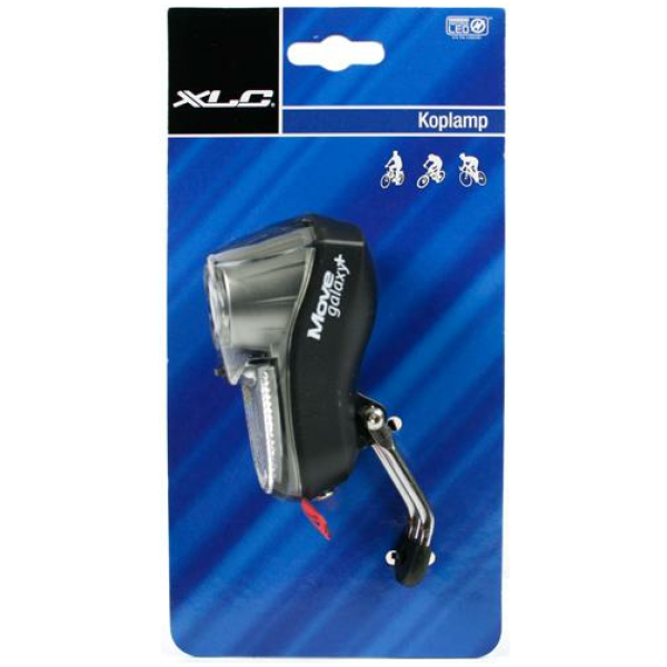 Xlc KOPLAMP GALAXY BL115WW LED BATT KB Zwart