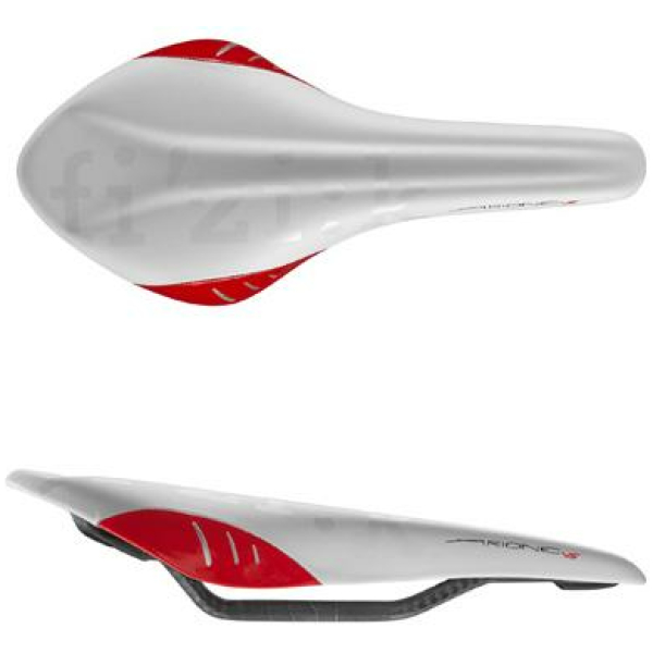 Fizik ZADEL FI ARIONE VERSUS CB WIT/ROOD WHITE/GLOSS RED - WIT/ROO