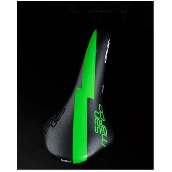 Selle San Marco ZADEL SM 2013 CONCOR RACING TEAM LAMPRE MERIDA ZWART / FLUOR GROEN