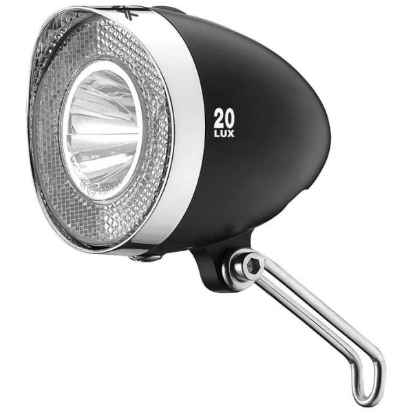 Xlc KOPLAMP RETRO LED BATT 20 LUX ZW Zwart
