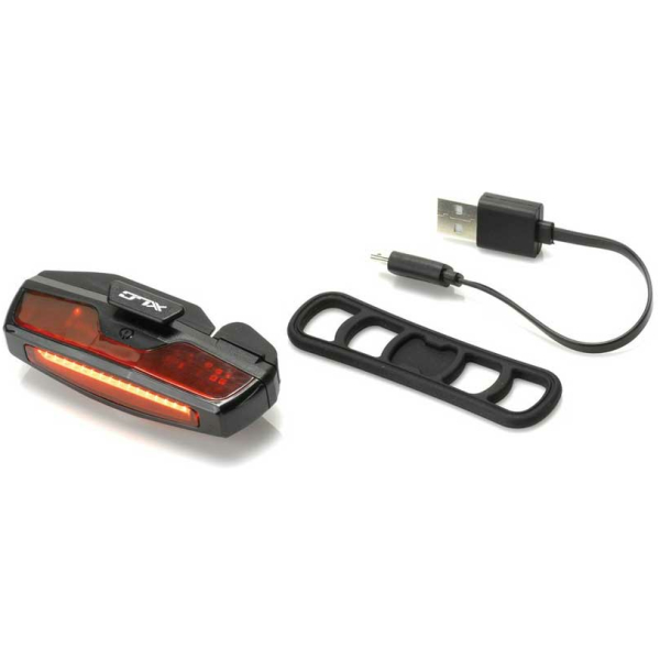 Xlc ACHTERLICHT ELARA LED USB ZW Zwart