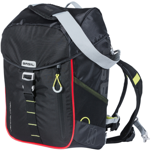 Basil RUGTAS BAS MILES NORDLIGHT ZW Black Lime