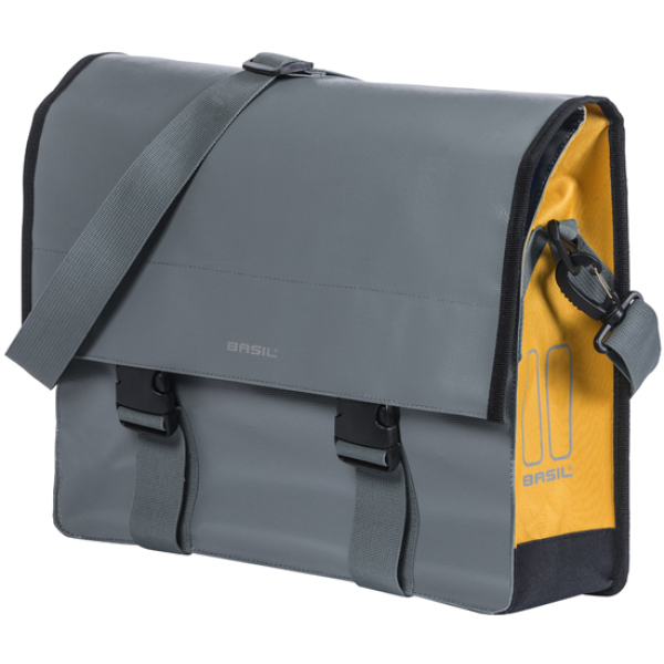 Basil TAS BAS URBAN LOAD MESSENGER GRY/GE Stormy Grey/Gold