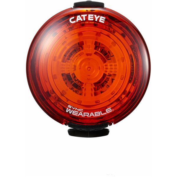 Cateye ACHTERLICHT CAT SYNC WEARABLE NW100 LED USB Zwart
